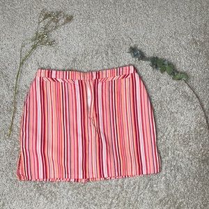 Nevada Colourful Striped Mini Skort 😻